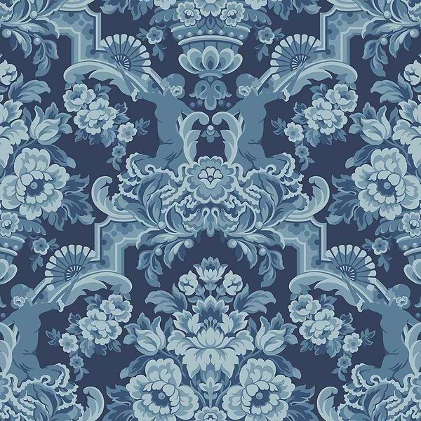 Lola-behang-Tapete-Cole & Son-China Blue-Rol-117/13041-Selected Wallpapers