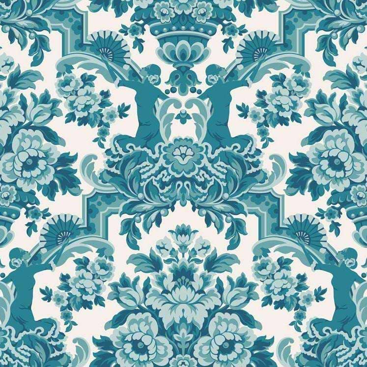 Lola-behang-Tapete-Cole & Son-Petrol Blue-Rol-117/13042-Selected Wallpapers