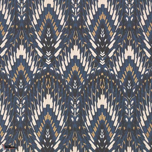 Lolana Wallcovering-Behang-Tapete-Romo-Cobalt-Rol-W452/04-Selected Wallpapers