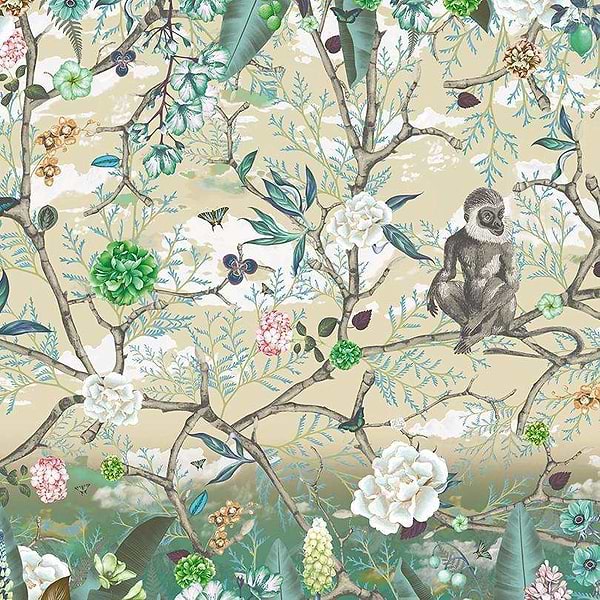 Lost World-behang-Tapete-Muance-Beige-Vinyl-MU12100-Selected Wallpapers