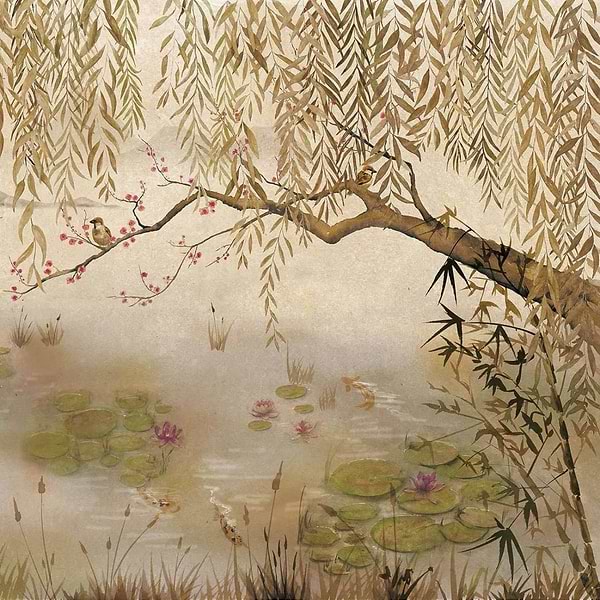 Lotus-Behang-Tapete-Coordonne-Clow-Non Woven-7900041-Selected Wallpapers