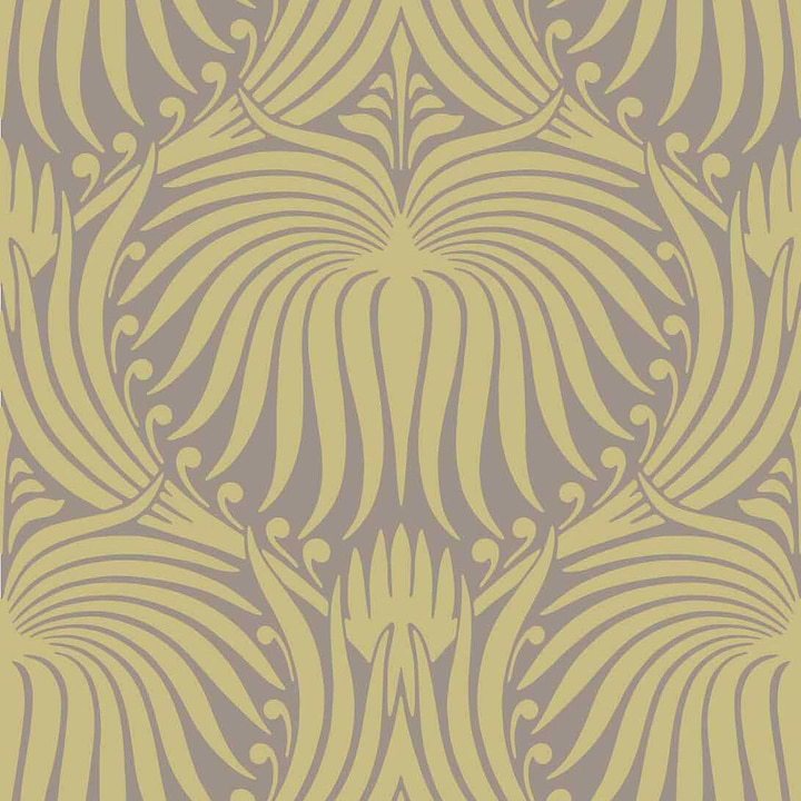 Lotus-Behang-Tapete-Farrow & Ball-Churlish Green-Rol-BP2047-Selected Wallpapers