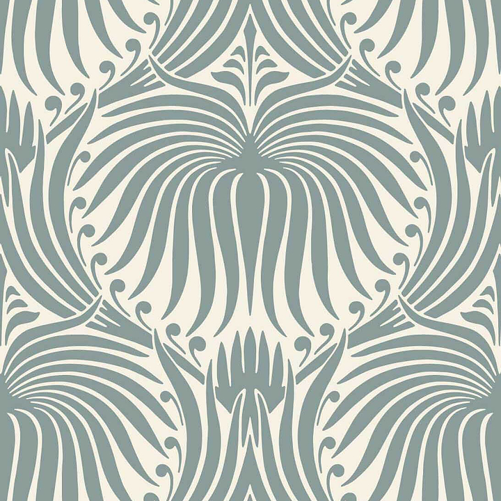 Lotus-Behang-Tapete-Farrow & Ball-Oval Room Blue-Rol-BP2053-Selected Wallpapers