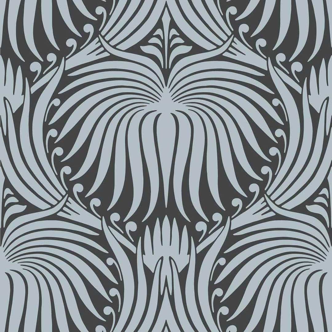 Lotus-Behang-Tapete-Farrow & Ball-Parma Gray-Rol-BP2057-Selected Wallpapers