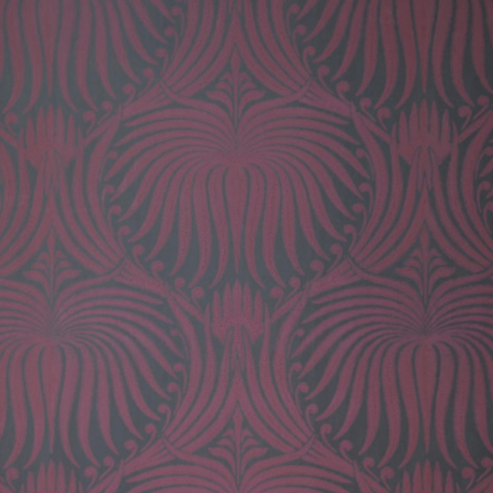 Lotus-Behang-Tapete-Farrow & Ball-Brinjal-Rol-BP2065-Selected Wallpapers