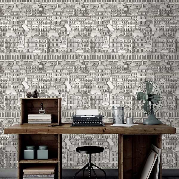 Louvre-behang-Tapete-Mind the Gap-Selected Wallpapers