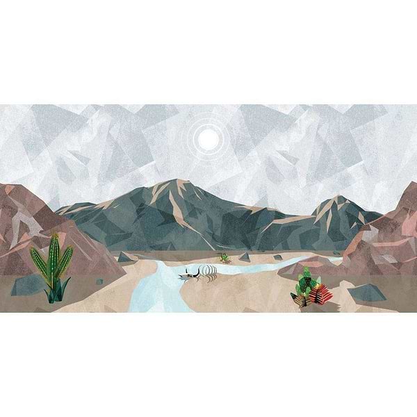 Lucky Luke-behang-Tapete-Inkiostro Bianco-Selected Wallpapers