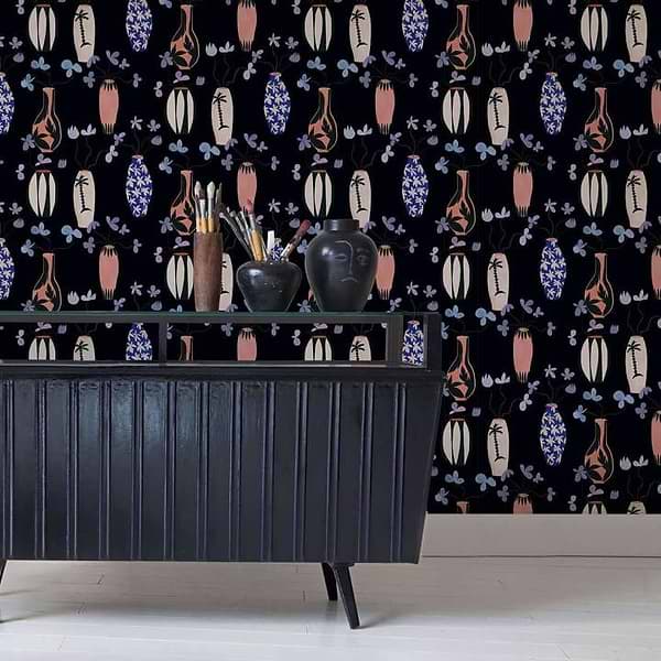 Lydia Delgado - Vase of Paradise-Behang-Tapete-Coordonne-Selected Wallpapers