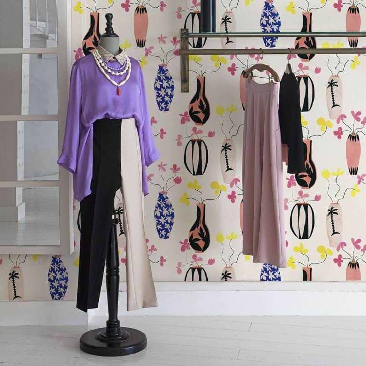 Lydia Delgado - Vase of Paradise-Behang-Tapete-Coordonne-Selected Wallpapers