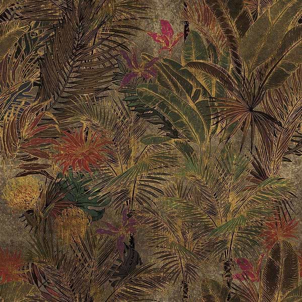 Lymph-behang-Tapete-Inkiostro Bianco-Goud-Gold Leaf-INKMHBD2001-Selected Wallpapers