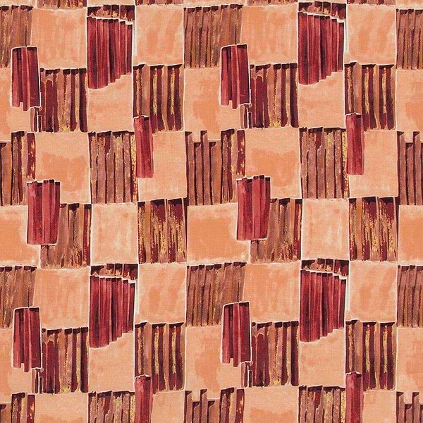 Lyre fabric-Kelly Wearstler-Fiery-Meter (M1)-GWF-3753.119-Selected Wallpapers