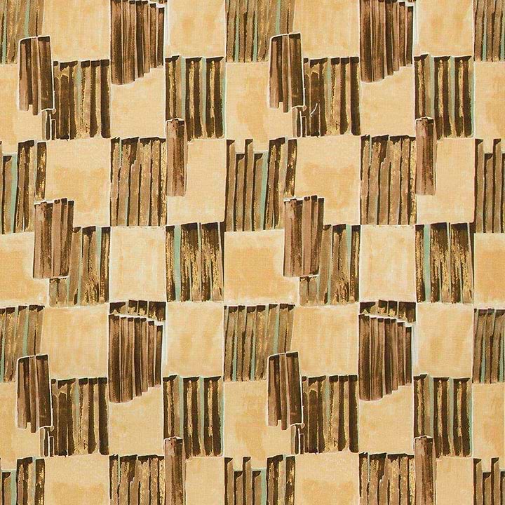 Lyre stof-Fabric-Tapete-Kelly Wearstler-Bronzed-Meter (M1)-GWF-3753.166-Selected Wallpapers