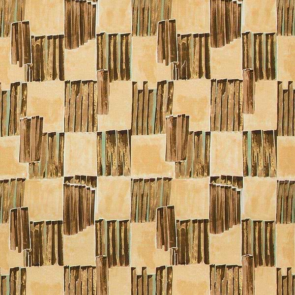 Lyre fabric-Kelly Wearstler-Bronzed-Meter (M1)-GWF-3753.166-Selected Wallpapers