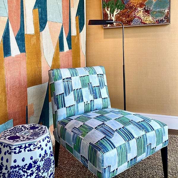 Lyre fabric-Kelly Wearstler-Selected Wallpapers