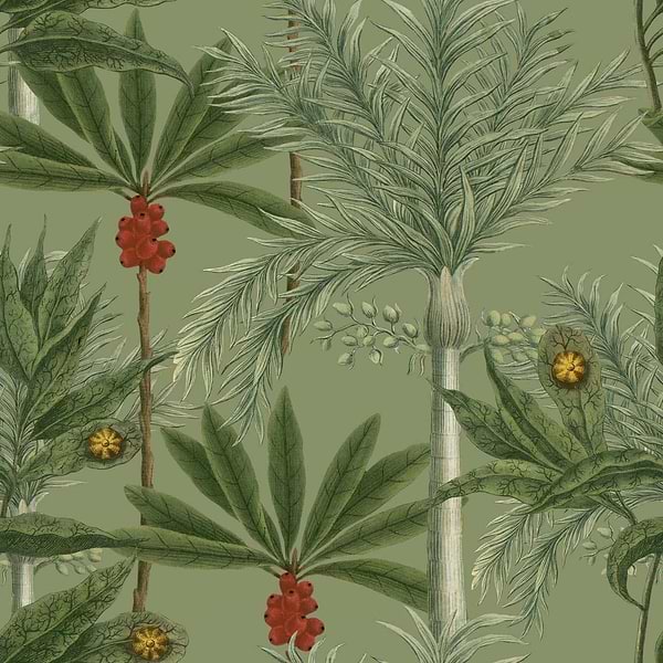 Madagascar-wallpaper-Mind the Gap-Groen-300 cm (standaard)-WP20520-Selected Wallpapers