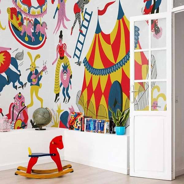 Magic Circus-behang-Tapete-Coordonne-Selected Wallpapers
