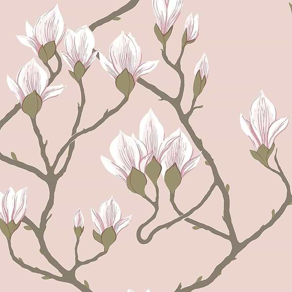 Magnolia-behang-Tapete-Cole & Son-Rose-Rol-72/3009-Selected Wallpapers