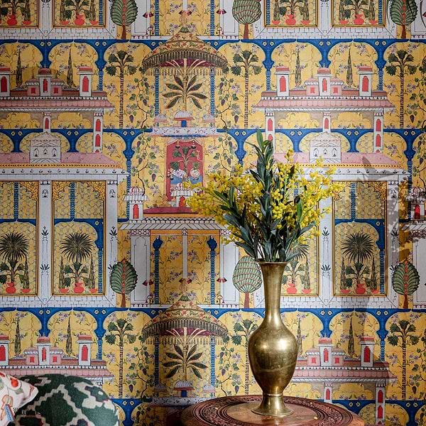 Majorelle Garden-behang-Tapete-Mind the Gap-Selected Wallpapers