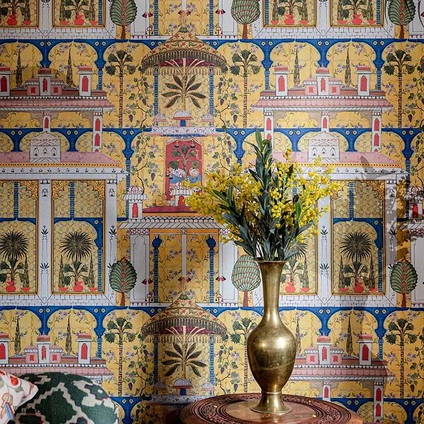 Majorelle Garden-behang-Tapete-Mind the Gap-Selected Wallpapers