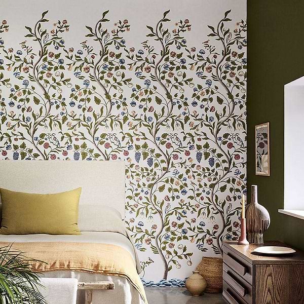 Mandalay-Behang-Tapete-Little Greene-Selected Wallpapers