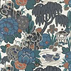 Mandarin Garden-Wallpaper-1838 wallcoverings-Ink-Roll-2311-169-03-Selected Wallpapers
