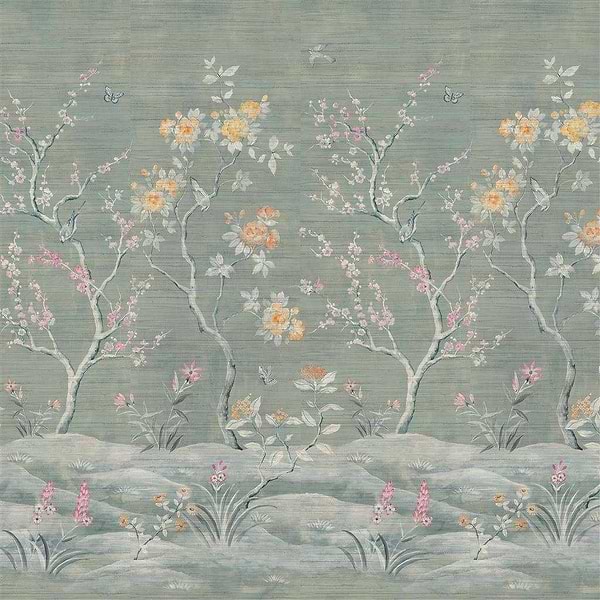 Manohari Grasscloth-behang-Tapete-Designers Guild-Blossom-Set-PDG1145/01-Selected Wallpapers