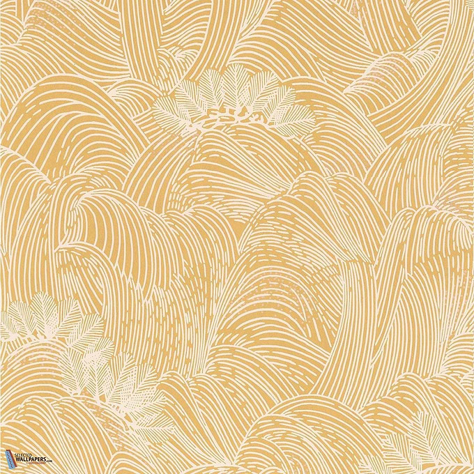 Maree Haute-Behang-Tapete-Casamance-Miel-Rol-75902038-Selected Wallpapers