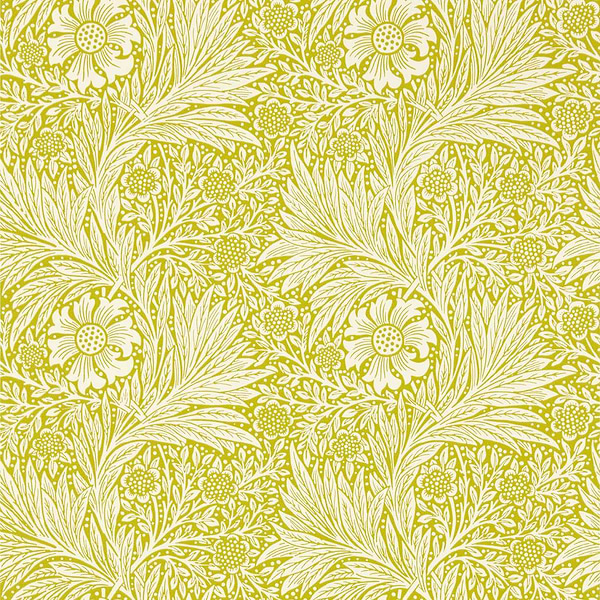Marigold-Behang-Tapete-Morris & Co-Yellow-Rol-217091-Selected Wallpapers