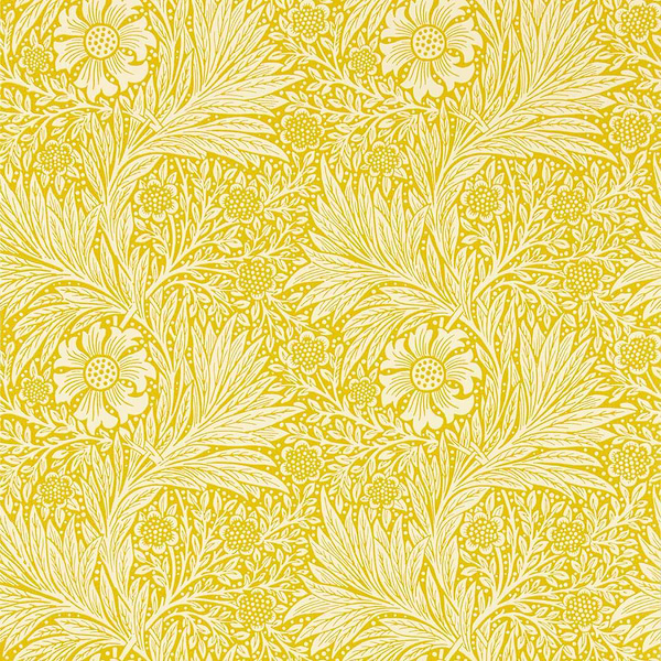 Marigold-Behang-Tapete-Morris & Co-Chartreuse-Rol-217092-Selected Wallpapers