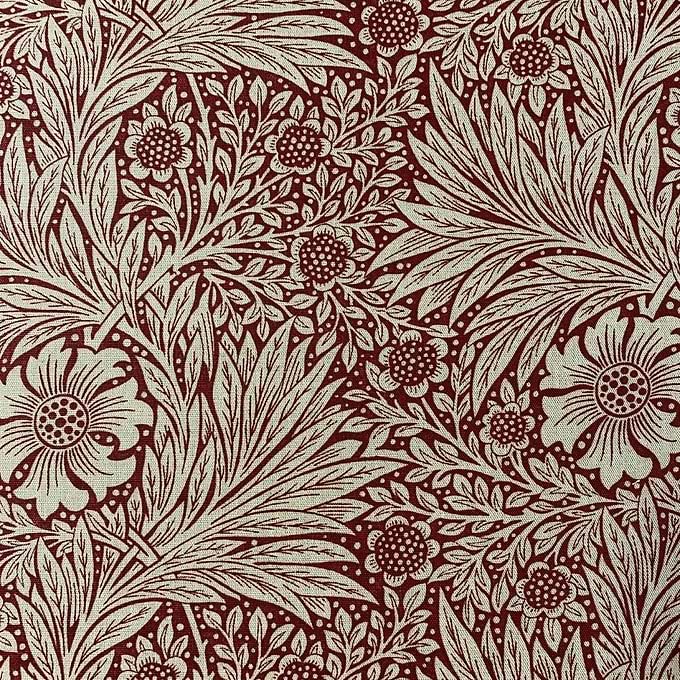 Marigold stof-Fabric-Tapete-Morris & Co-Brick/Manilla-Meter (M1)-220317-Selected Wallpapers