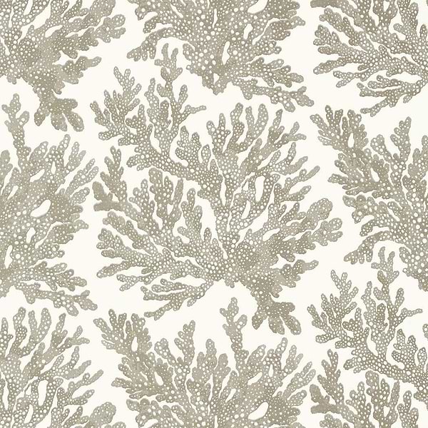 Marine Coral-Behang-Tapete-Thibaut-Beige-Rol-T10140-Selected Wallpapers