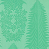 Marsden's Palm Damask-Tapete-Zoffany-Pale Poisen-Rolle-313024-Selected Wallpapers