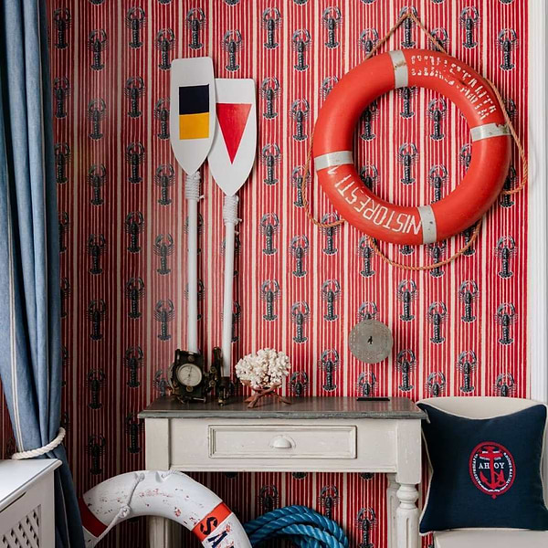 Mediterranean lobsters-behang-Tapete-Mind the Gap-Selected Wallpapers