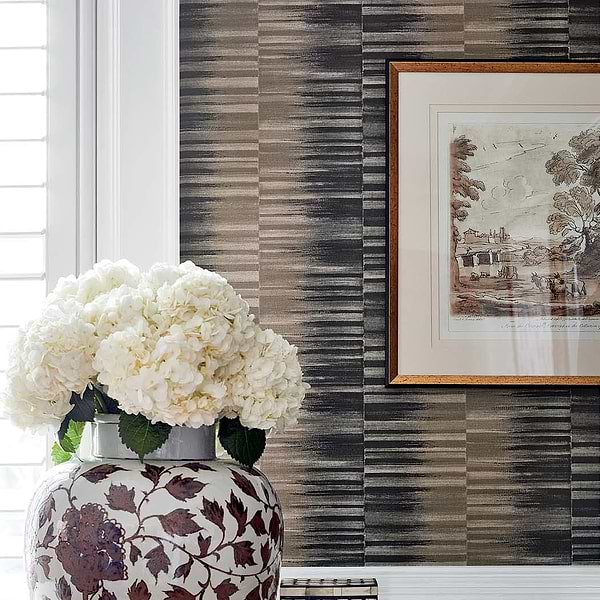 Mekong Stripe-Behang-Tapete-Thibaut-Selected Wallpapers