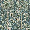 Melsetter-behang-Tapete-Morris & Co-Indigo Rose-Paneel-216706-Selected Wallpapers