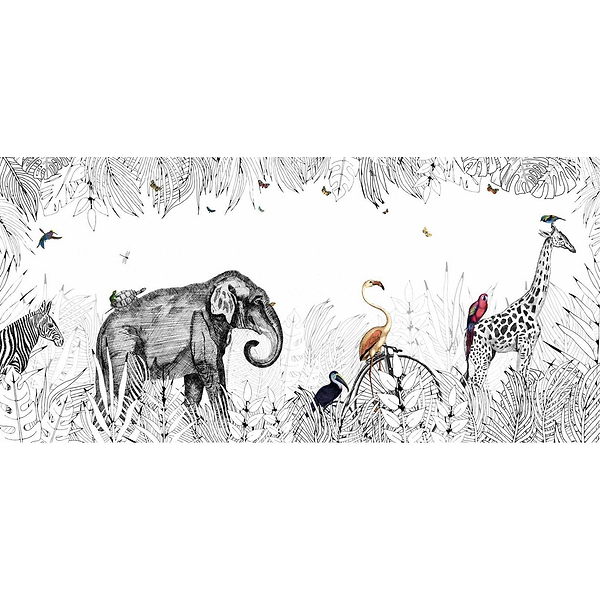 Metrozoo-behang-Tapete-Les Dominotiers-Selected Wallpapers