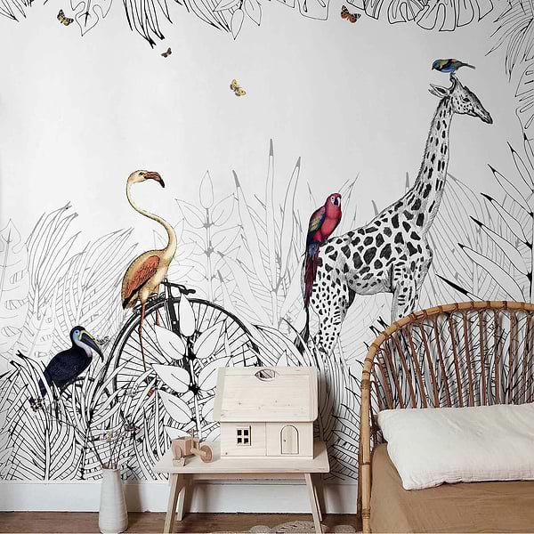 Metrozoo-behang-Tapete-Les Dominotiers-Selected Wallpapers