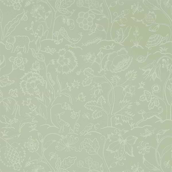Middlemore-behang-Tapete-Morris & Co-Sage Grey-Rol-216694-Selected Wallpapers
