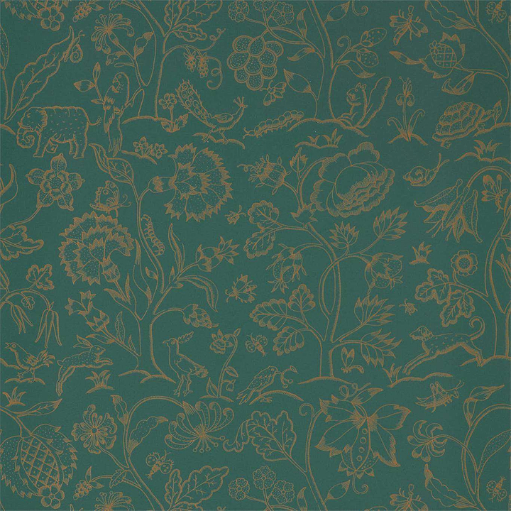 Middlemore-behang-Tapete-Morris & Co-Moss Gold-Rol-216695-Selected Wallpapers