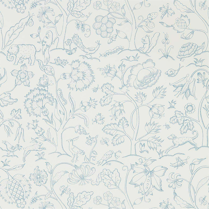 Middlemore-behang-Tapete-Morris & Co-Cornflower Chalk-Rol-216698-Selected Wallpapers
