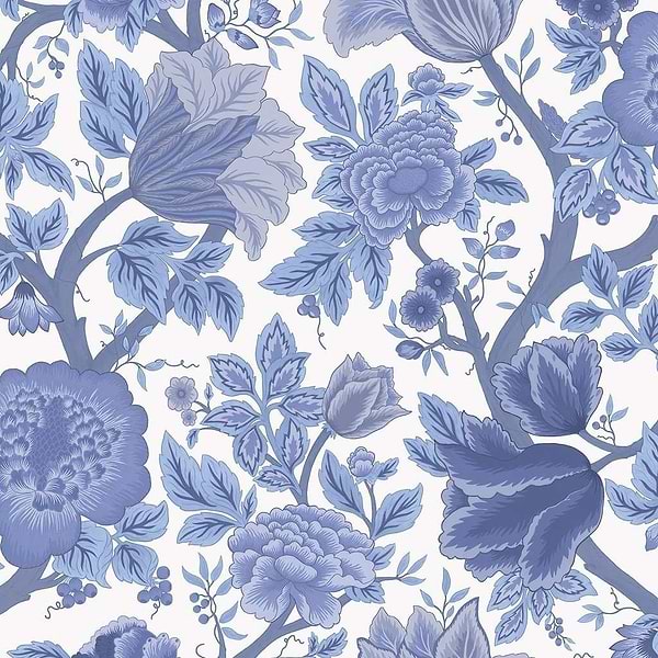 Midsummer Bloom-behang-Tapete-Cole & Son-Hyacinth Blues-Rol-116/4016-Selected Wallpapers