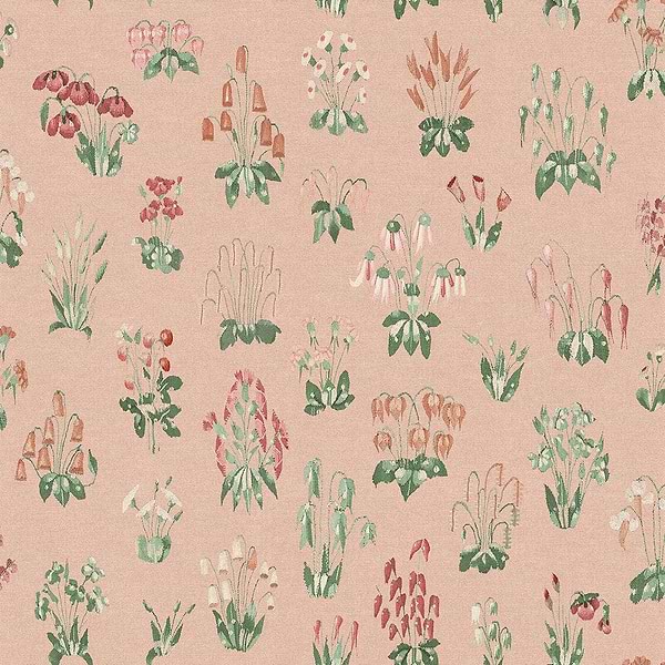 Millefleur-Behang-Tapete-Little Greene-Masquerade-Rol-0260MFMASQU-Selected Wallpapers
