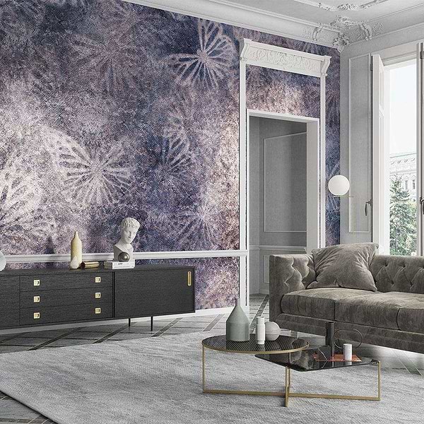 Misty Flutter-behang-Tapete-Inkiostro Bianco-Selected Wallpapers