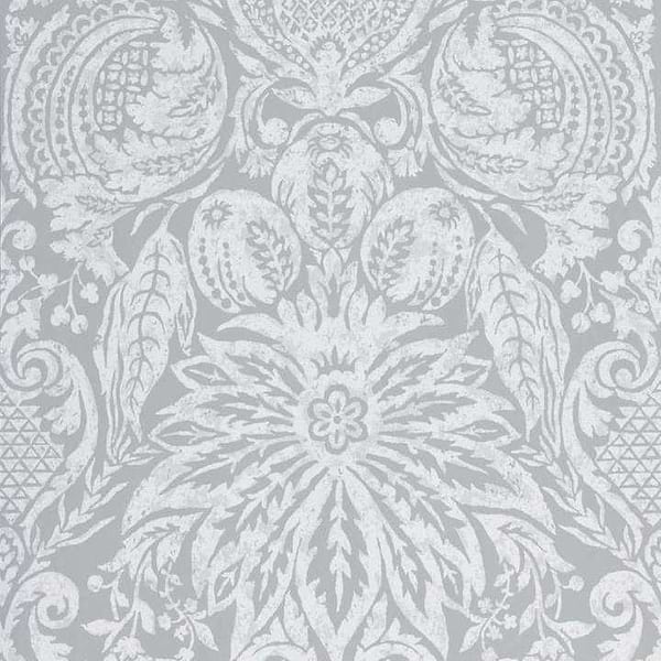 Mitford Damask-behang-Tapete-Zoffany-Empire Grey-Rol-312864-Selected Wallpapers