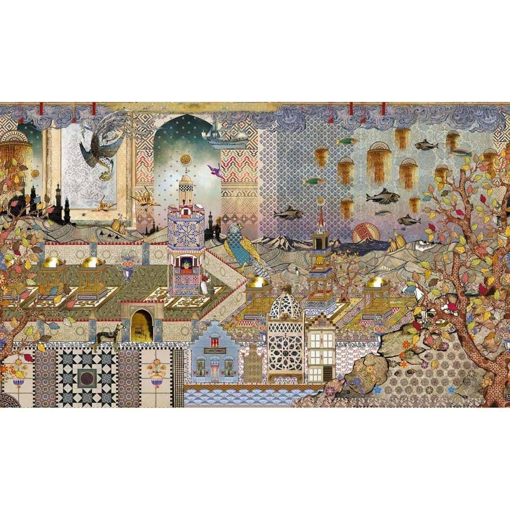 Mondrian Doha-behang-Tapete-LondonArt-Selected Wallpapers