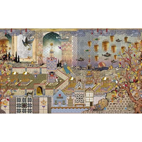 Mondrian Doha-behang-Tapete-LondonArt-Selected Wallpapers