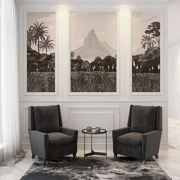 Mont Rempart-Behang-Tapete-Les Dominotiers-Selected Wallpapers