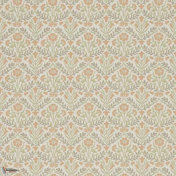 Morris Bellflowers-behang-Tapete-Morris & Co-Saffron/Olive-Rol-216438-Selected Wallpapers