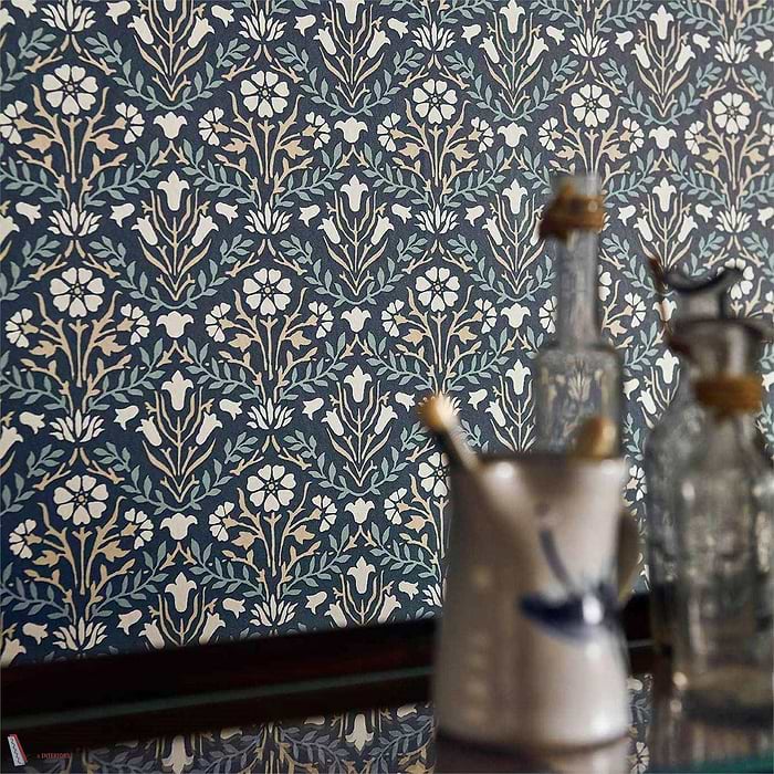 Morris Bellflowers-behang-Tapete-Morris & Co-Selected Wallpapers