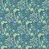 Morris Seaweed-behang-Tapete-Morris & Co-Cobalt/Thyme-Rol-214713-Selected Wallpapers